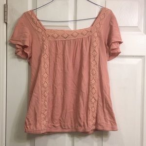 Torrid | blush colored dress shirt (size 1)